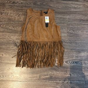 Medium bohemian fringe top